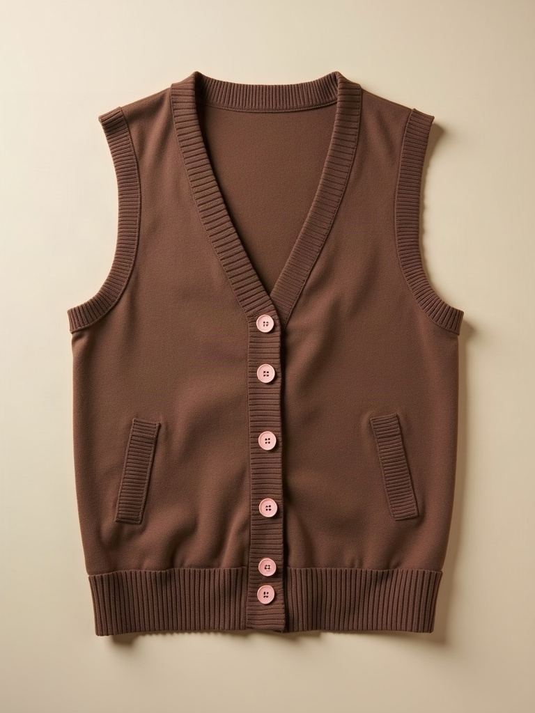 Milk Chocolate — Buttoned waistcoat