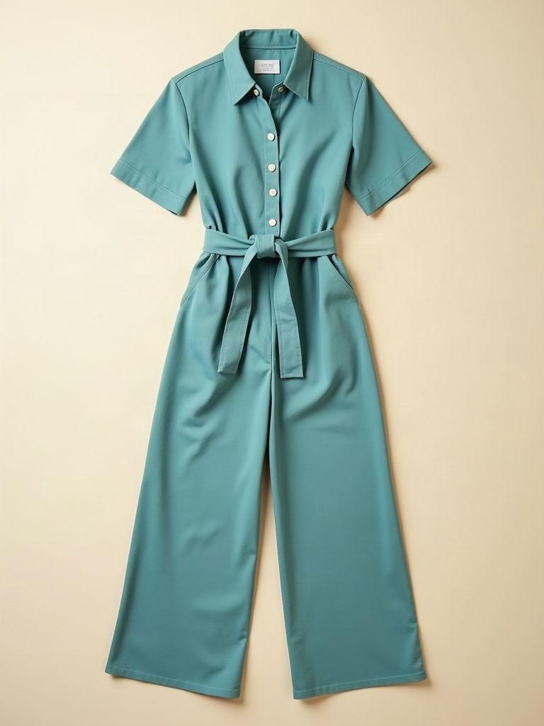 Seine — Tie-waist jumpsuit